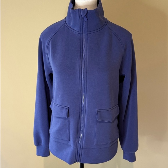 Mondetta Soft Luxe GRS Certified Recycled Poly Full Zip Top, Women's XS - Picture 3 of 13